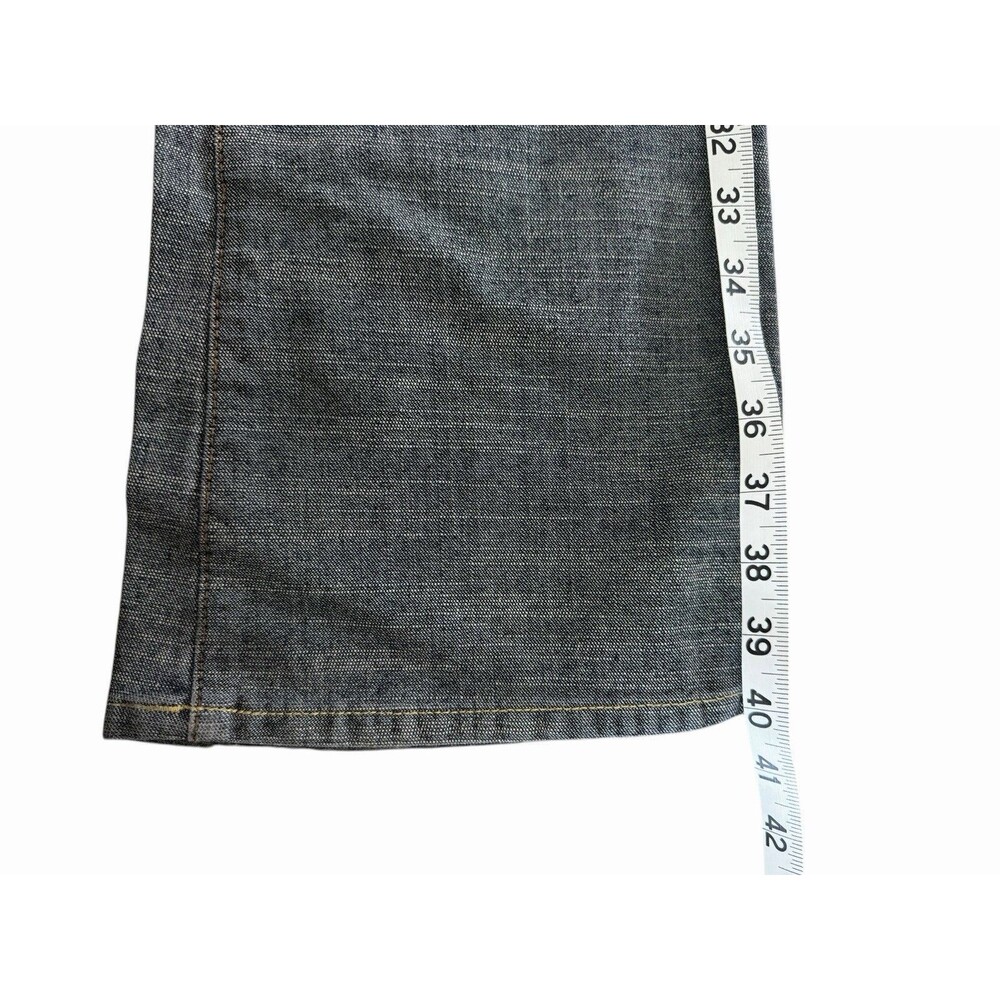 Vintage Y2K Von Dutch Jeans Women’s 26 Two Tone Low Rise Chaps Style Western - Picture 12 of 15